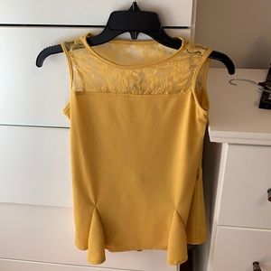 Yellow long blouse